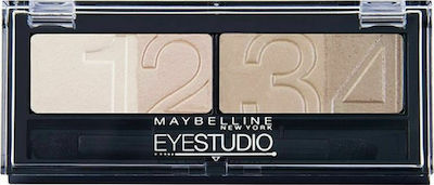 Maybelline Studio Quad Παλέτα με Σκιές Ματιών σε Στερεή Μορφή 13 Nude Beige