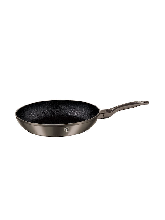 Berlinger Haus Metallic Line Grey Edition Pan made of Aluminum with Stone Coating Carbon Collection 30cm