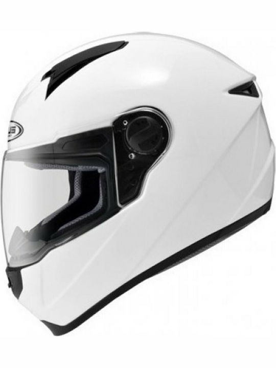 Zeus ZS-811 White Motorcycle Helmet Full Face ECE DOT