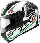 Zeus ZS-811 AL3 Green Motorradhelm Volles Gesic...