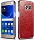 Xoomz Xoomz Back Back Cover Δερματίνης Κόκκινο (Galaxy S7 Edge)