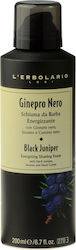 L' Erbolario Ginepro Nero Energising Shaving Foam Αφρός Ξυρίσματος 200ml