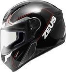 Zeus ZS-811 AL6 Black/Red Κράνος Μηχανής Full F...