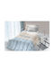 Saint Clair Race Kids Duvet Cover Single Cotton Light Blue 160x220cm
