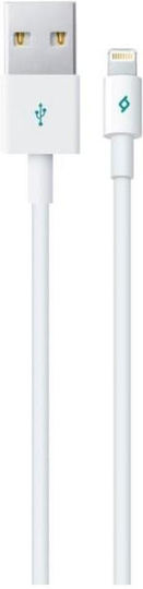 TTEC USB-A to Lightning Cable White 1m (2DK7508B)