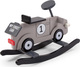 Childhome My First Car Wooden Rocking Toy Car for 24+ months with Max Load Capacity 25kg Gray