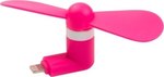 Lightning mini Fan Pink Ανεμιστηράκι for Mobile Phone Pink