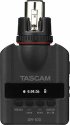 Tascam Stereo Battery Powered Portable Audio Digital Recorder with Memory Card and USB Power Supply for 15.5 Hours Recording