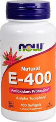 Now Foods Витамин Е 400 IU 100 Меки Капсули