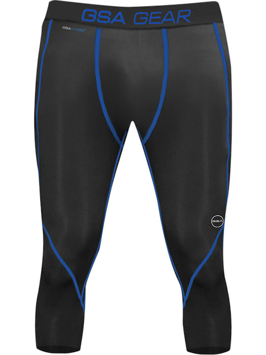 GSA Orbitmile 3/4 Leggings Ανδρικό Αθλητικό Κολάν Compression Capri Μαύρο