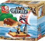 Sluban Tocuri Pirate: Raft pentru 6+ ani 64buc