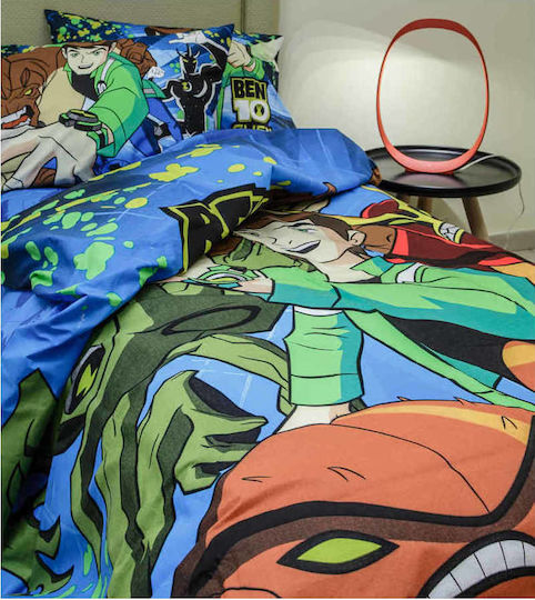 Homeline Kinderdecke Einzel Ben 10 943 Mehrfarbig 160x240cm