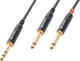 Power Dynamics Cable 6.3mm male - 2x 6.3mm male 3m (CALIN140)