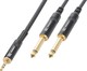 Power Dynamics Cable 2x 6.3mm male - 3.5mm male 6m (CALIN146)