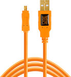 Tether Tools USB 2.0 Cable USB-A male - mini USB-B male 4.6m (CU8015-ORG)