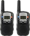 T-388 Walkie Talkie with Monochrome Display Black 2pcs