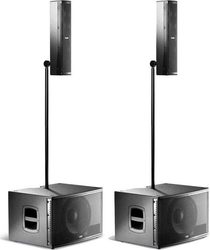 FBT Vertus CS-1000 41021 Set with Powered Speaker PA 1000W with Woofer 12" 37.7x45x56.5cm.