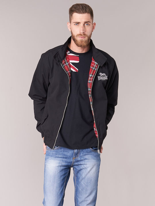 Lonsdale Geci Bărbați Bomber Negru