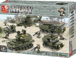 Sluban Tocuri Army: Land Forces pentru 6+ ani 996buc M38-B0311