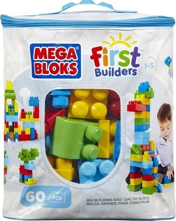 Mega Bloks First Builders Big Building Bag 60τμχ Skroutzgr