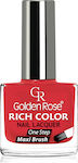 Golden Rose Rich Color Gloss Βερνίκι Νυχιών Κόκκινο 61 10.5ml