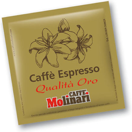 Molinari Capsule Espresso Oro Compatibile cu Mașina E.S.E. Pod 150capace