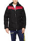 Giubbotto Podio Winter Jacke Puffer Winddicht Black / Red