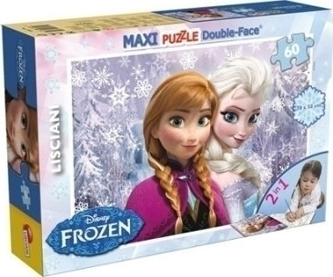 Kids Puzzle Frozen Sisters Maxi Double Face 60pcs Lisciani Giochi