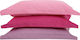 Anna Riska Παπλωματοθήκη Βαμβακοσατέν Μονή 160x240 Luxury Pink