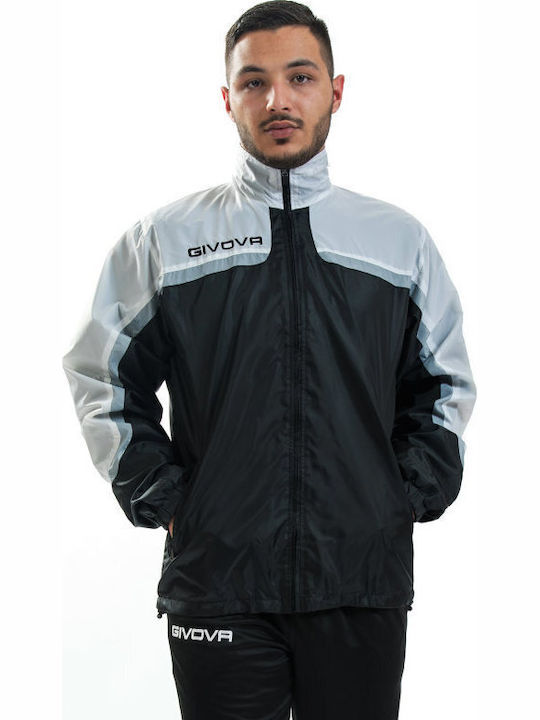 Rain Asia RJ006 Black/White Μπουφάν Αντιανεμικό Μαύρο