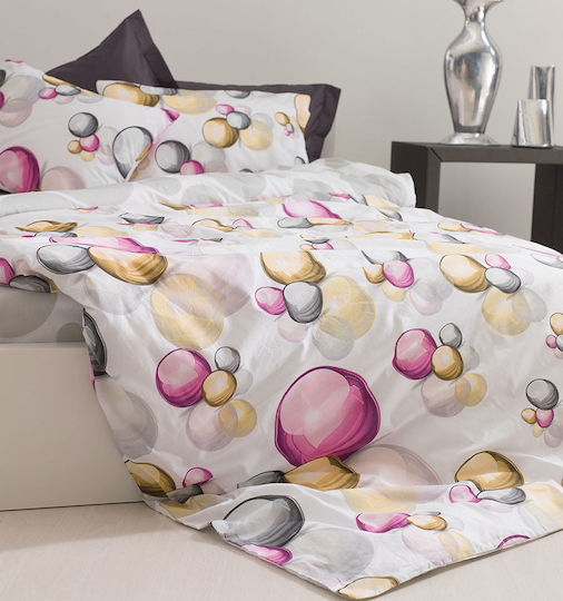 SB Home Duvet Cover Single 160x240 Crystal Ball White