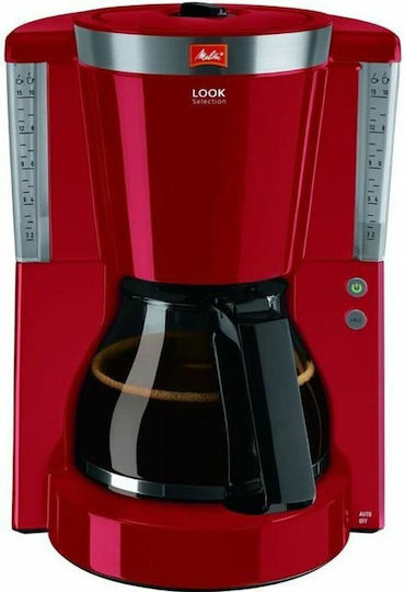 Melitta Look IV Selection 1011-17 Филтър кафе машина 1000W Червено
