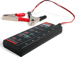 BS BT02 Digital Battery Tester with Crocodile Clips