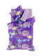 Nima Sheet Set Single Cotton Boom Pop Purple 160x260cm 3pcs
