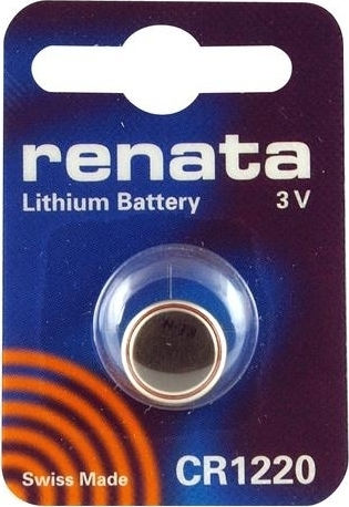 Renata Μπαταρία Λιθίου Ρολογιών CR1220 3V 1τμχ