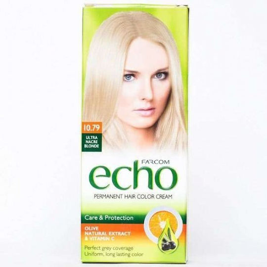 Farcom Echo Vopsea De Păr 10.79 Blond Ultra Nacar 60ml
