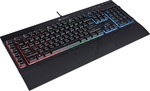 Corsair K55 RGB Gaming Πληκτρολόγιο με RGB φωτισμό (Ελληνικό)