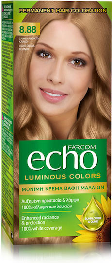 Farcom Echo Vopsea De Păr 8.88 Blond Deschis Cacao 60ml
