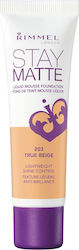 Rimmel Stay Matte Liquid Mousse Foundation 30ml