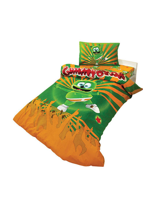 Viopros Sheet Set Semi-double Cotton Gummy Bear Star 160x250cm