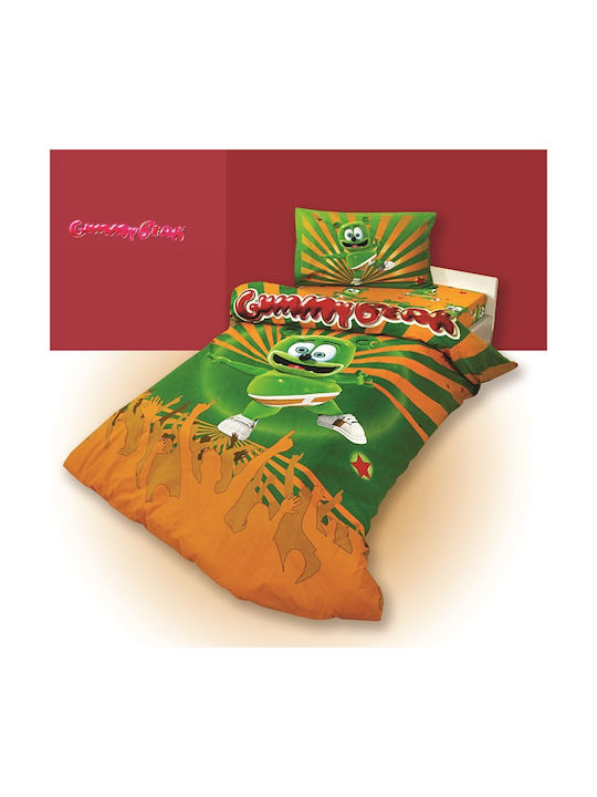 Viopros Bettwäsche-Set Halb-Doppel Baumwolle Gummy Bear Star 160x250cm