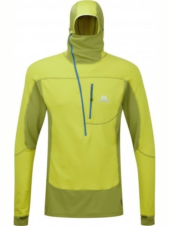 Mountain Equipment Eclipse Hooded Zip Tee ME001485 Kiwi Ανδρικό Φούτερ