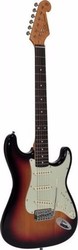 SX Guitars SST62-3TS Electric Guitar with Case Burst SX Guitars SST62-3TS Electric Guitar with Case Burst