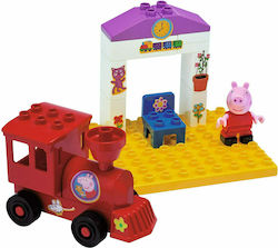 Big Tocuri Playbig Bloxx Peppa Pig Train Stop pentru 1.5 - 5 ani 15buc