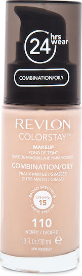 Revlon Colorstay Make-up Normal Trockene Haut Sonnenschutzfaktor 15 110 Elfenbein 30ml