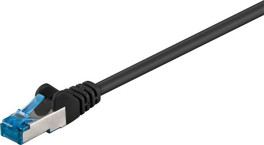Goobay S/FTP Kat.6a Gigabit Netzwerkkabel Ethernet 5m Schwarzes