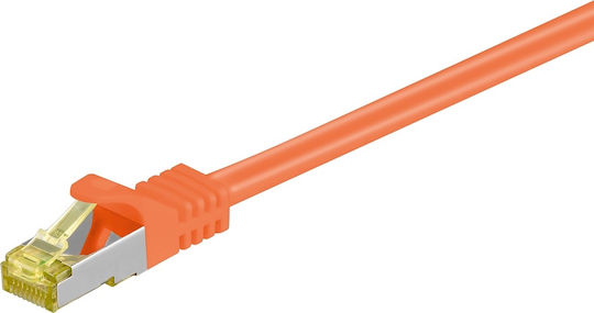 Goobay S/FTP Cat.7 (10Gbps) Network Cable Ethernet 2m Orange