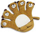 Titania Baby Badezubehör Schwamm-Handschuh Bär Braun