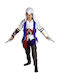 Kids Carnival Costume Assasino Blue