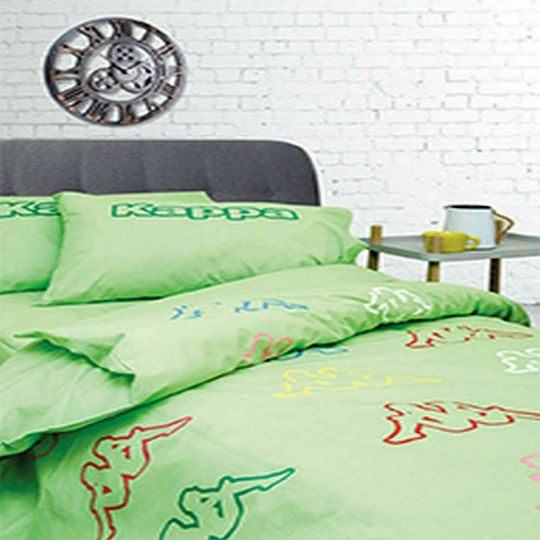 Homeline Sheet Set Semi-double Cotton 917 Kappa Green 180x260cm